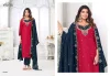 Mahika By Vishnu Vichitra Silk Embroidery Dress Material
